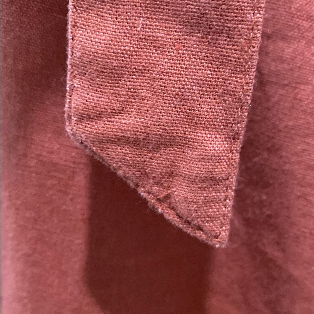 Rust Button-Down Skirt - Picture 3 of 6